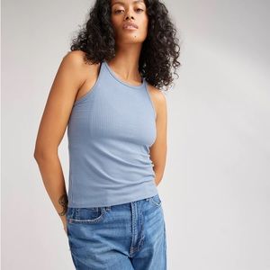 Richer Poorer Blue Tank - Size Small